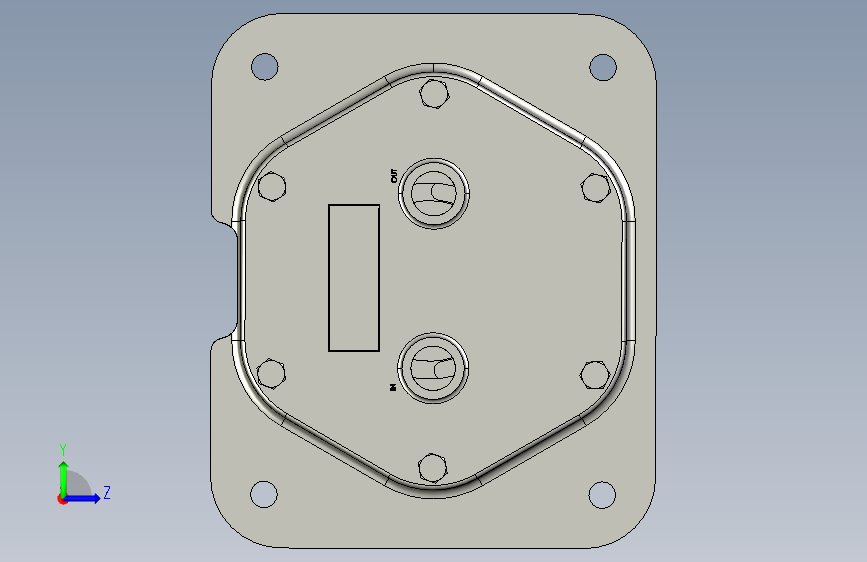 Y0198-泵+Variable+Axial+Piston+Pump+STP 左侧视图