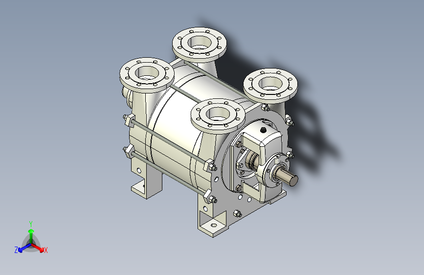 Y0200-泵+v-belt-vacuum-pump+STP