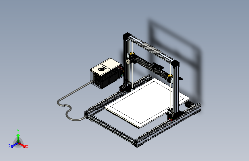 Y0367-3D打印机concrete-3d-printer+SW