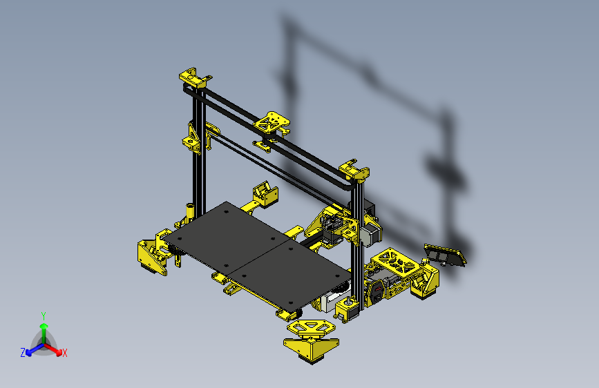 Y0378-3D打印机double-wide-3d-printer+SW