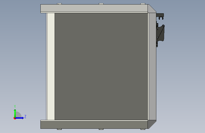 Y0385-3D打印机fdm-printer-void3d+IGS 左侧视图