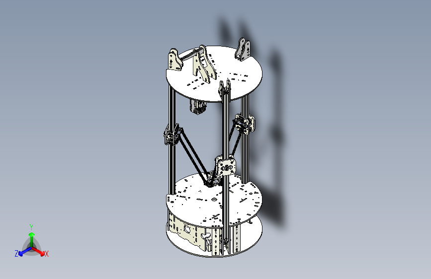 Y0499-B34-罗斯托克三角洲3D打印机