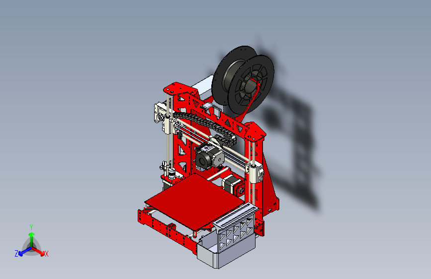 Y0581-Prusa+i3+P3Steel+ARoxa3D打印机