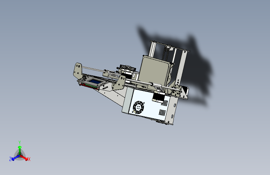 Y0582-Prusa+i3+Steel+LCD+Full-3d打印机