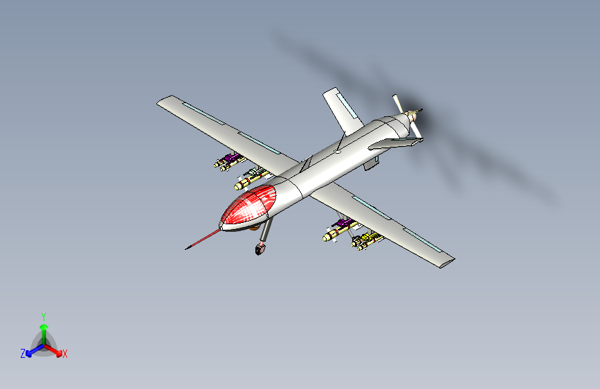 Y0636-无人机+an-unmanned-aerial-vehicle-uav+SW+STP