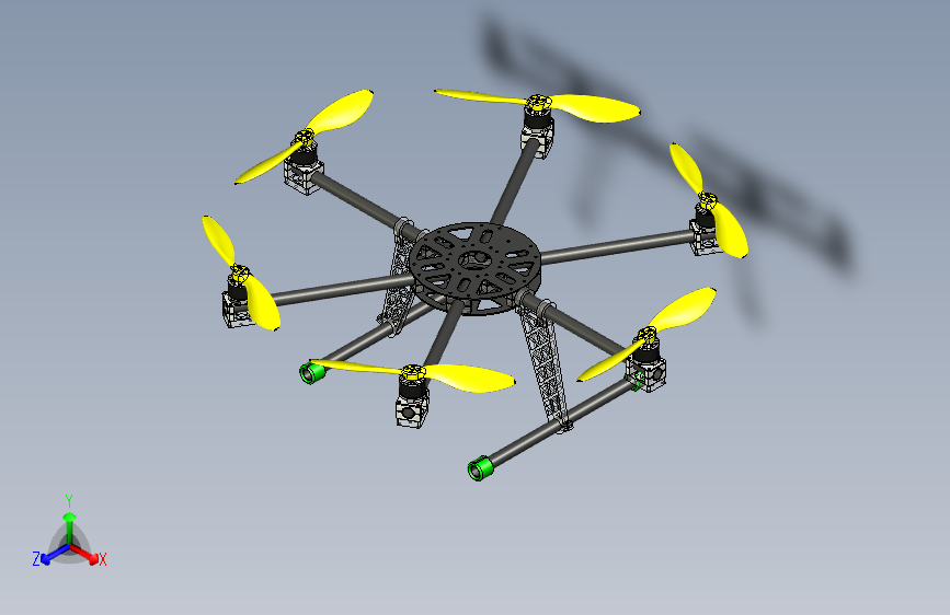 Y0651-无人机+carbon-fiber-hexacopter+SW