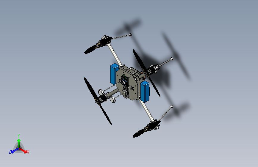 Y0658-无人机+developer-modular-x4-quadcopter-1+4+STP+IGS