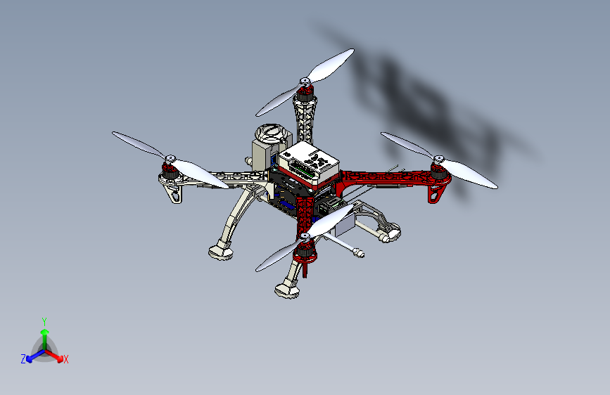 Y0702-无人机+f450-quadcopter-for-crack-detection-tools-1+1+STP+IGS