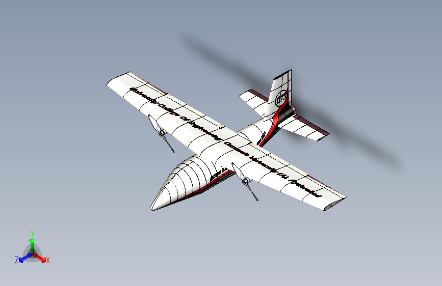 Y0705-无人机+fixed-wing-uav-4+3+STP+SW