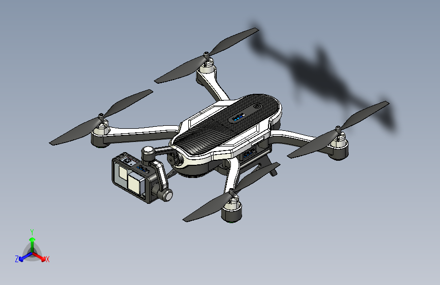 Y0718-无人机+gopro-karma-drone-complete-with-camera+STP