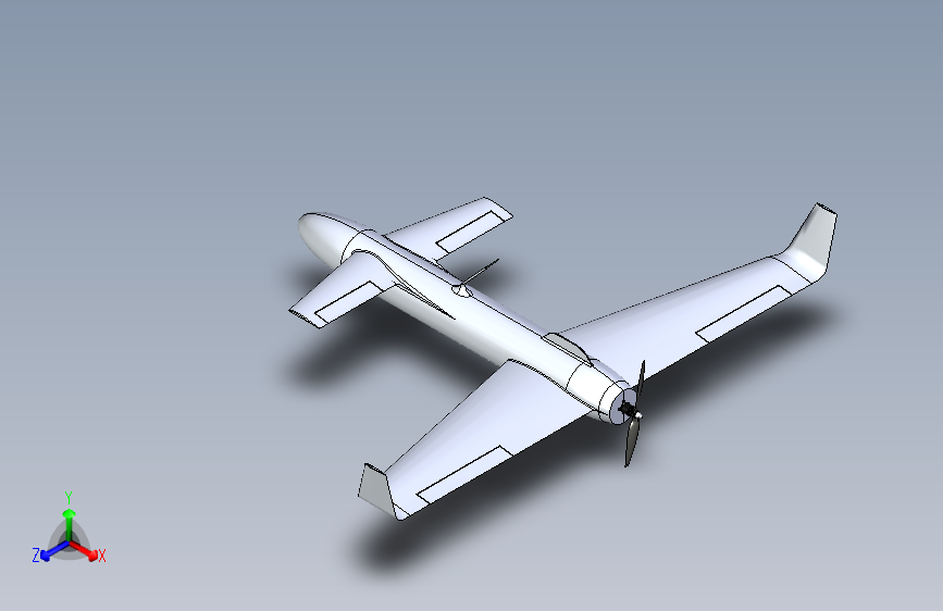 Y0719-无人机+griffin-60-uav+SW+STP+STL