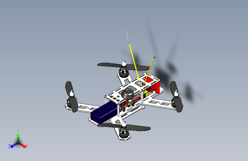 Y0752-无人机+qav250-quadcopter+SW+STP