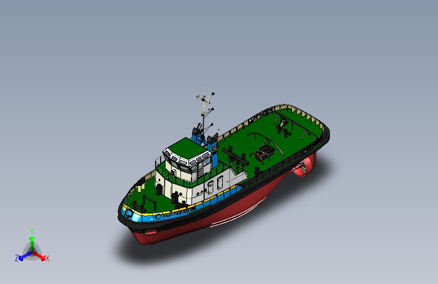 Y0827-轮船+军舰+virtual-shipyard-smit-denemarken-tug-update2-1+5+STP+SW