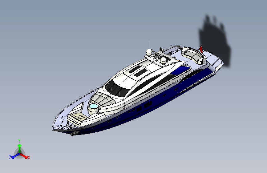 Y0834-轮船+军舰+yacht-30+1+SW