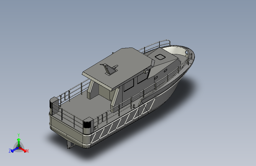 Y0841-轮船+军舰+11-meter-surveyboat-1+2+STP