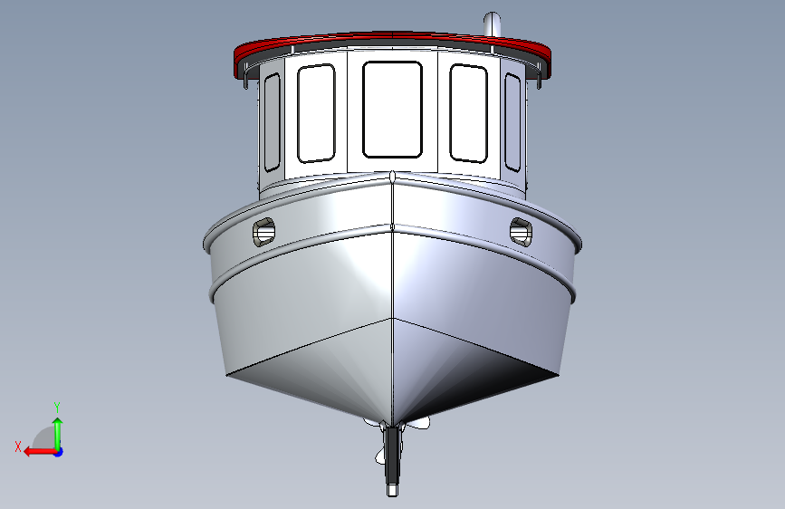 Y0844-轮船+军舰+16-mini-tug-boat-sweet16-navalart-1+2+STP+IGS 背面视图
