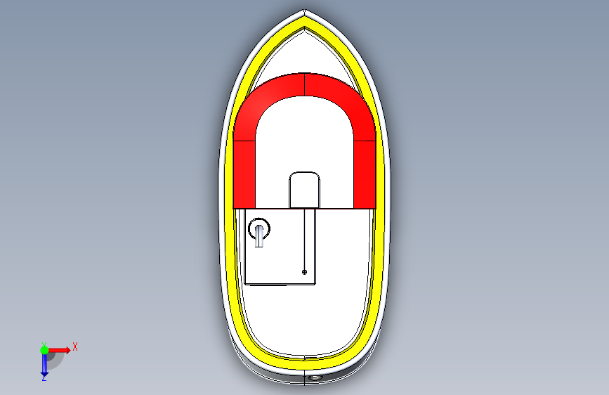 Y0844-轮船+军舰+16-mini-tug-boat-sweet16-navalart-1+2+STP+IGS 俯视图