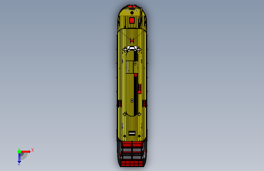 Y0852-轮船+军舰+47cm-steamboat-model-1+1+SW 俯视图
