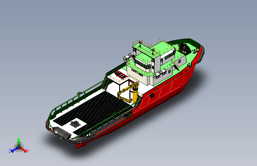 Y0853-轮船+军舰+47m-anchor-handlind-tug-1+12+STP+SW