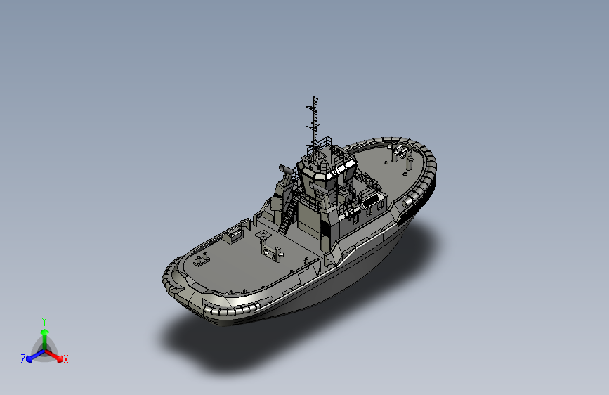 Y0867-轮船+军舰+azimuth-stern-drive-tug-2810-1+3+STP+IGS