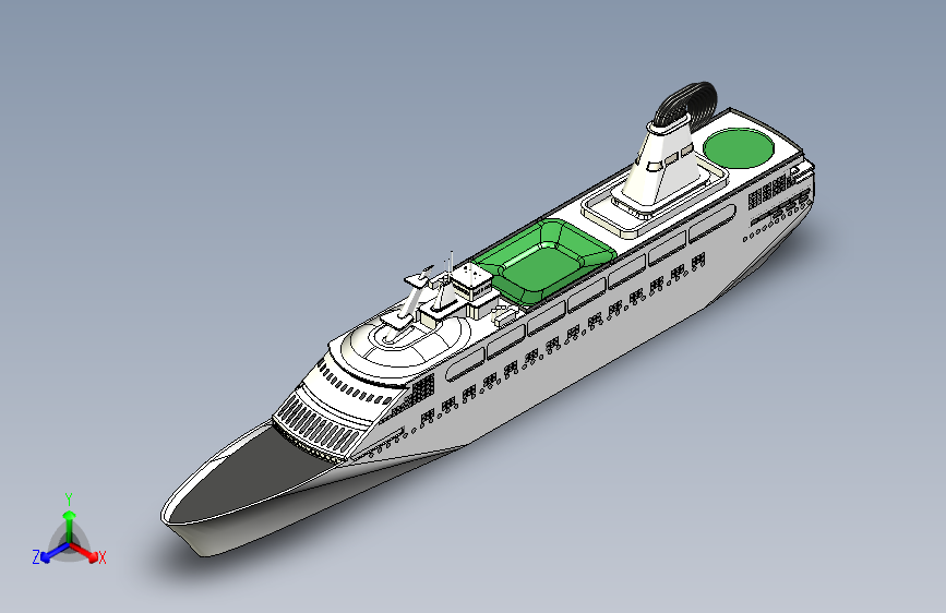 Y0884-轮船+军舰+cruise-ship-1+1+SW