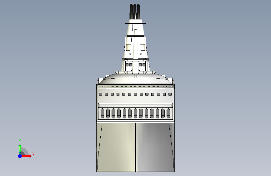 Y0884-轮船+军舰+cruise-ship-1+1+SW 正面视图