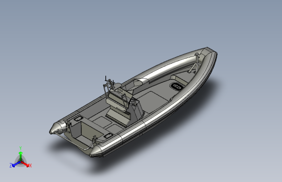 Y0886-轮船+军舰+damen-outboard-rhib-975-1+5+STP