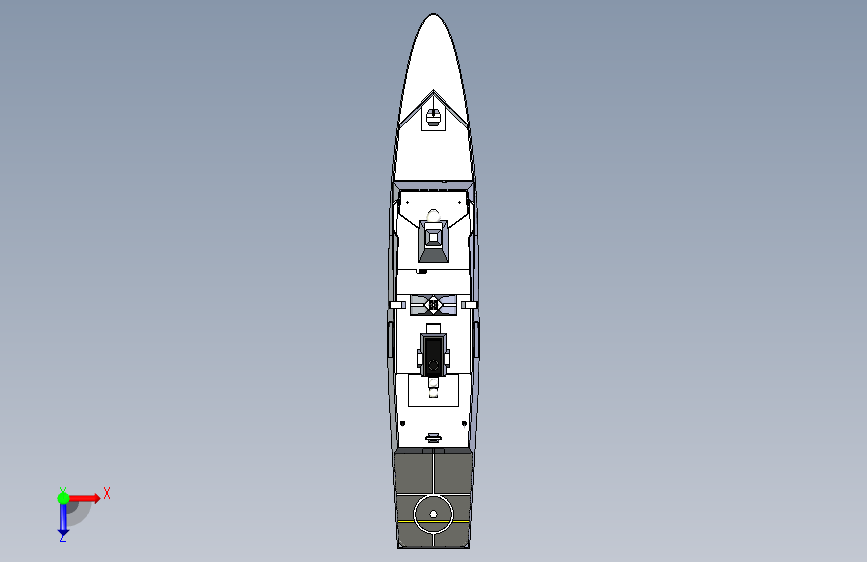 Y0896-轮船+军舰+fremm-fregate-multi-missions-1+1+IGS+SW 俯视图