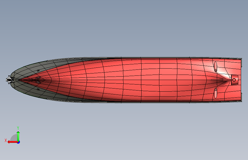 Y0905-轮船+军舰+hydrographic-boat-2+2+STP 背面视图