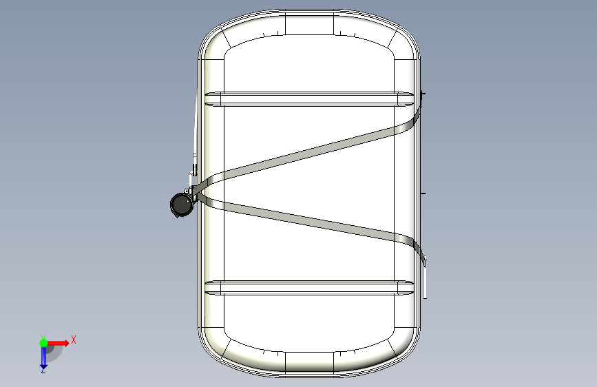 Y0915-轮船+军舰+liferaft-assembly-1+1+SW 俯视图