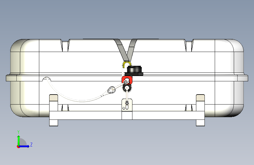 Y0915-轮船+军舰+liferaft-assembly-1+1+SW 左侧视图