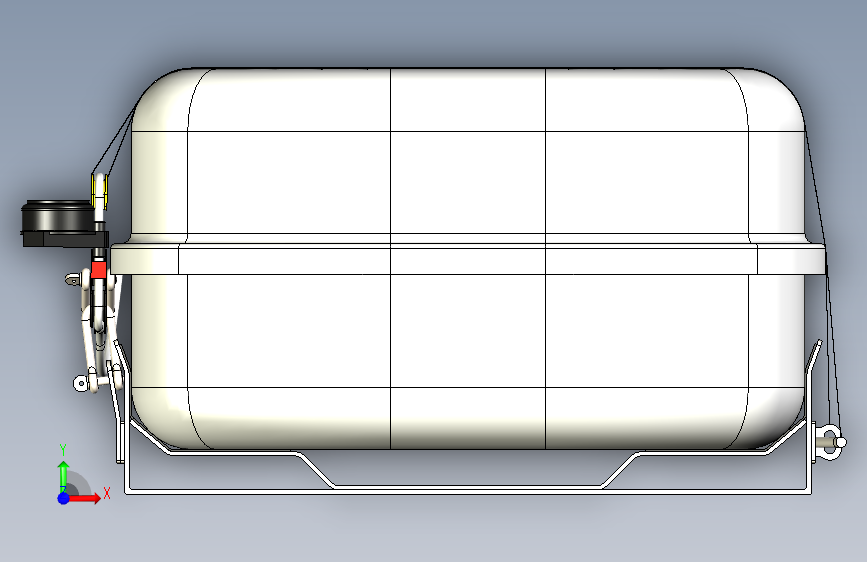 Y0915-轮船+军舰+liferaft-assembly-1+1+SW 正面视图