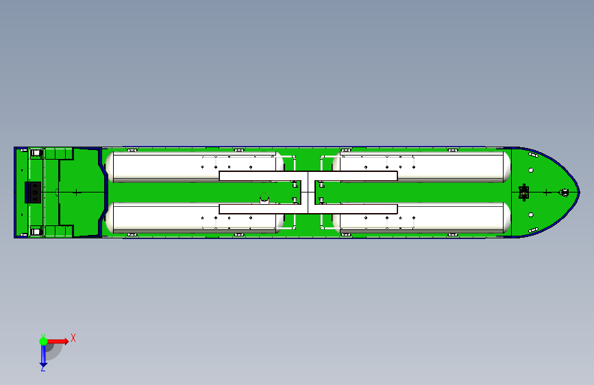 Y0917-轮船+军舰+lpg-carrier-1+10+X_T 俯视图