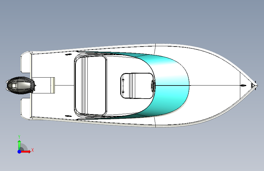 Y0934-轮船+军舰+pleasure-craft-1+2+STP 正面视图