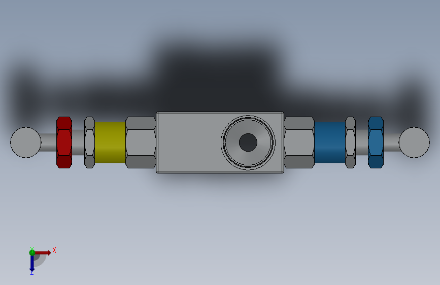VX-22型二阀组 俯视图