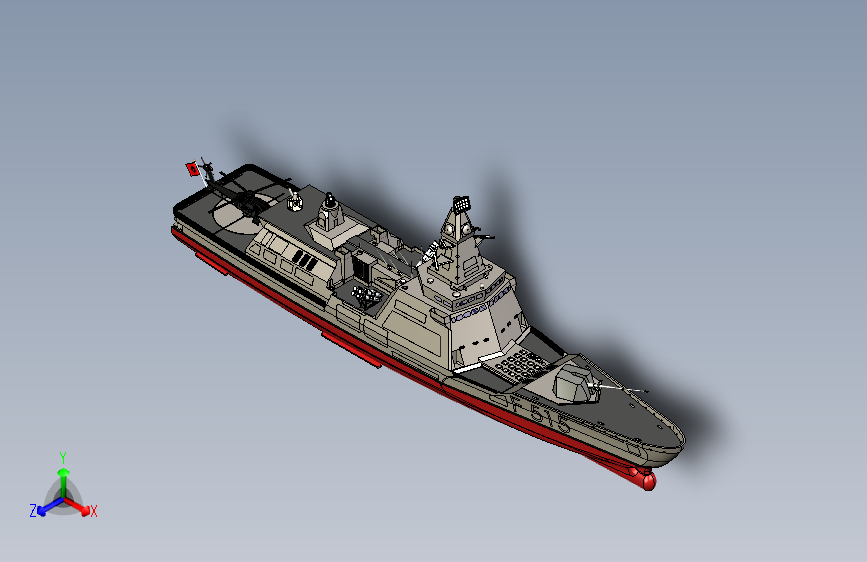 Y0971-轮船+军舰+tcg-istanbul-destroyer-1+29+STP+SW