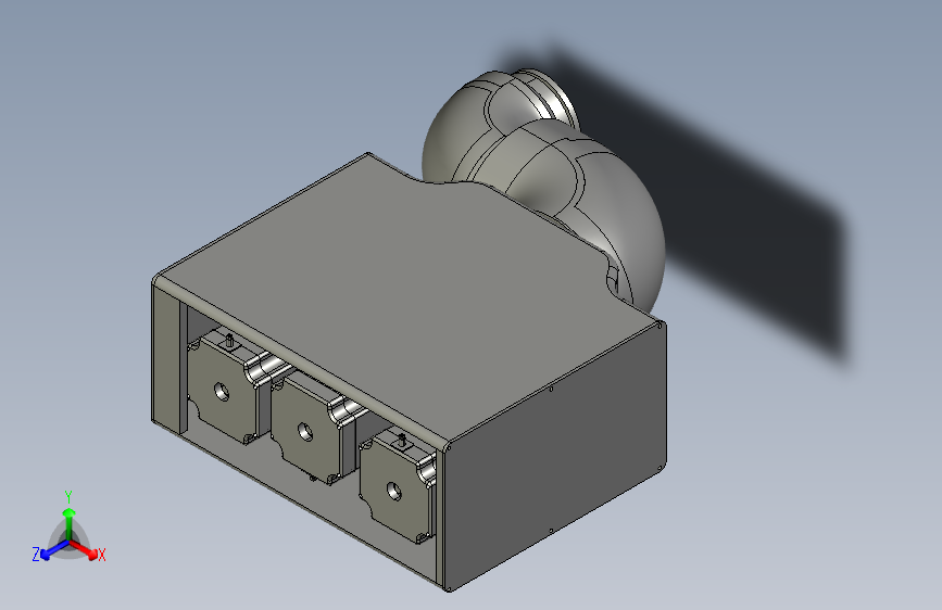 Y1167-工业机器人+3dof-robot-orientation-mechanism+STP+IGS
