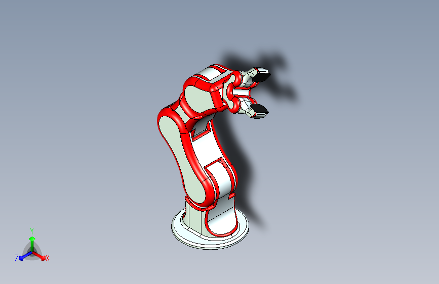 Y1177-工业机器人+4-dof-robot-arm-