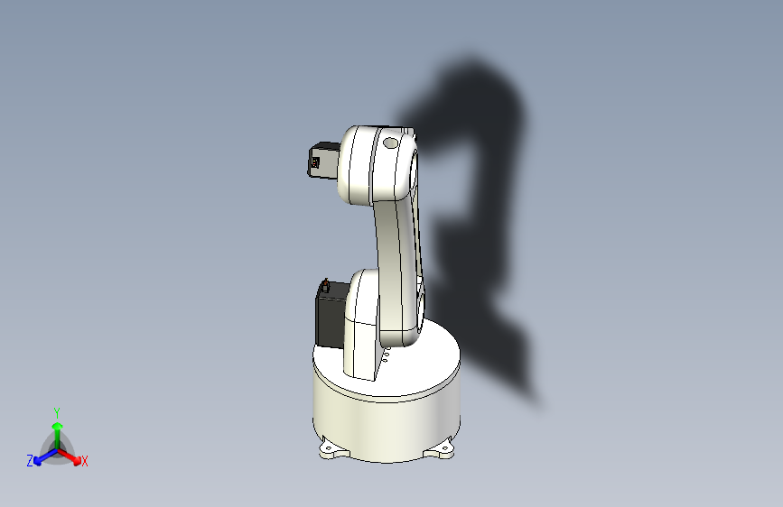 Y1180-工业机器人+5-dof-robotic-arm-5+SW+STL