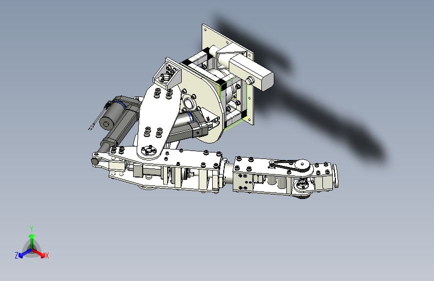Y1187-工业机器人+6dof-robot-arm+INVENTOR+STP