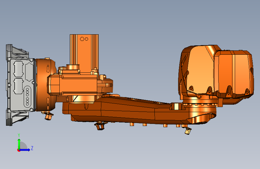 Y1217-工业机器人+ABB+IRB+4600 左侧视图