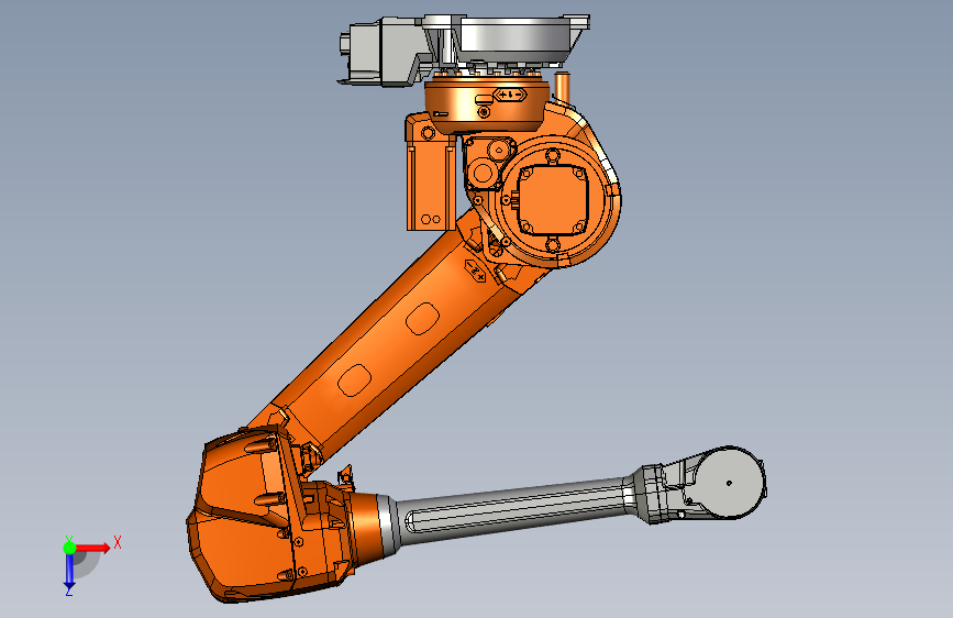 Y1217-工业机器人+ABB+IRB+4600 俯视图