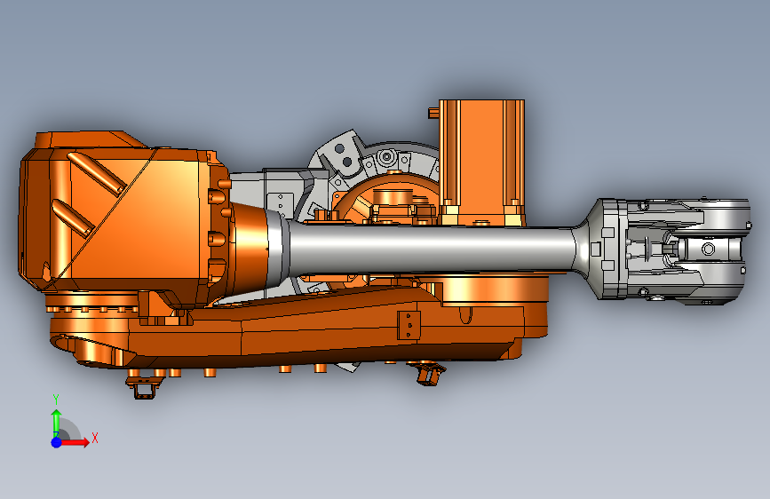 Y1217-工业机器人+ABB+IRB+4600 正面视图