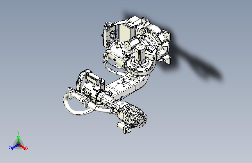 Y1218-工业机器人+abb+irb+6640+robot