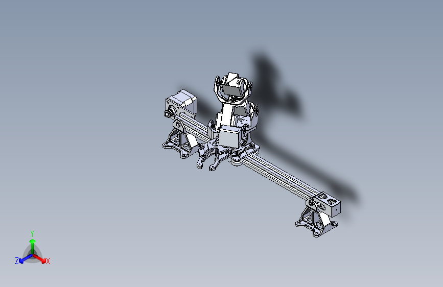 Y1241-工业机器人+b04+ra+robot-arm-5-dof+SW+STP