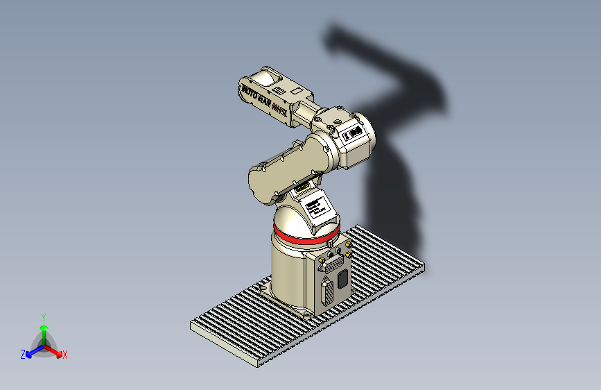 Y1306-工业机器人+motoman-robot-model-mh5l+2+STP+SW