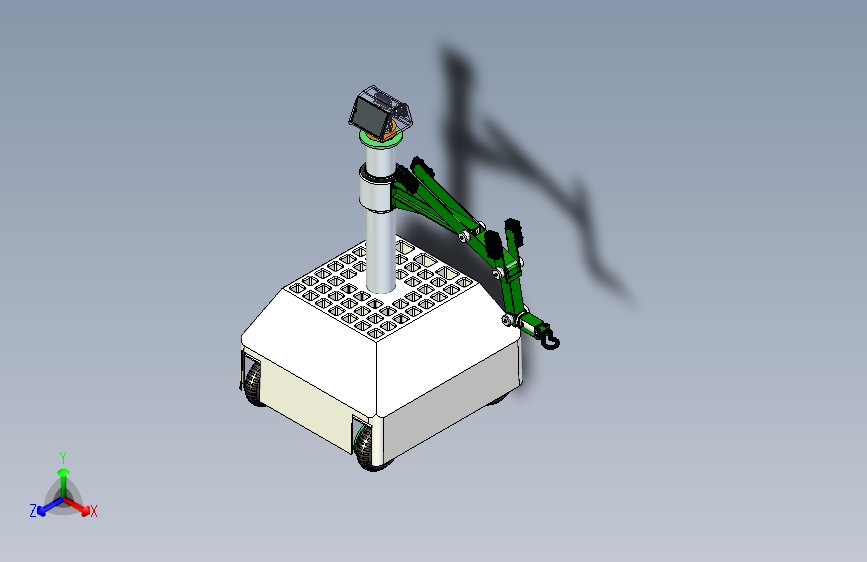 Y1301-工业机器人+mechanical-design-agriculture-robot+SW