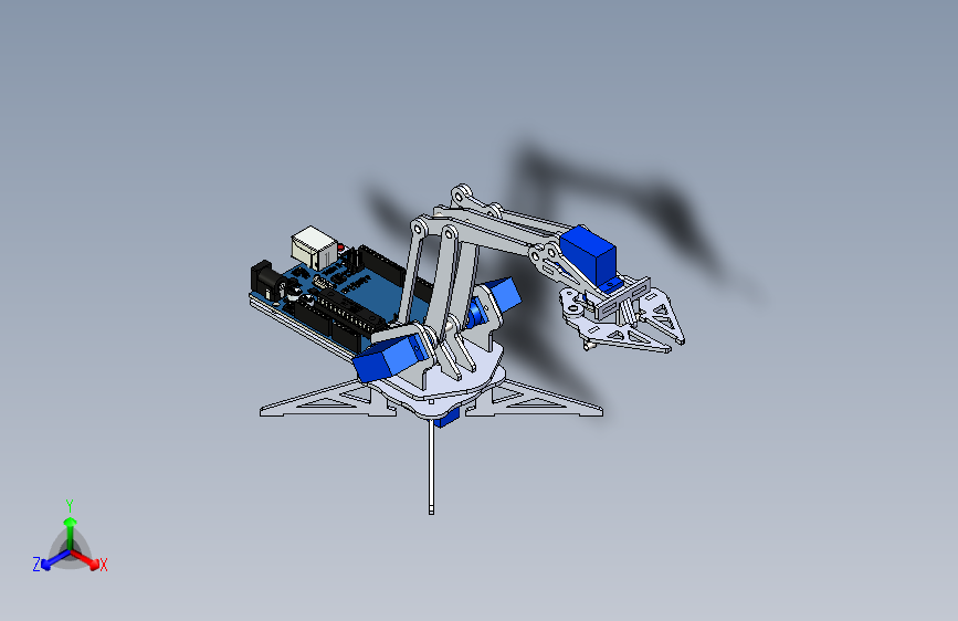 Y1319-工业机器人+Robot+Arm+Arduino+SW