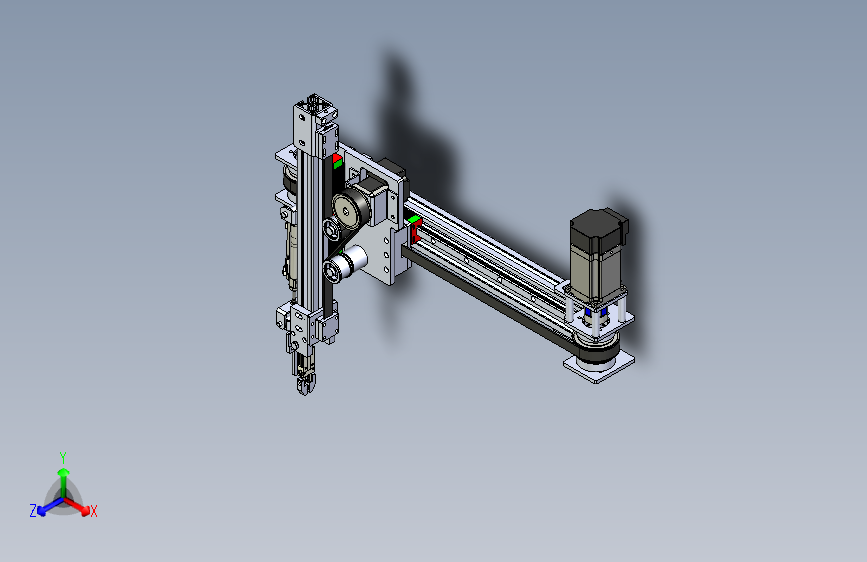 Y1323-工业机器人+robot-2-axis+SW+STP
