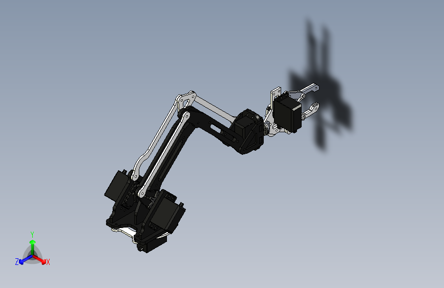 Y1325-工业机器人+robot-arm-4dof-lengan-robot